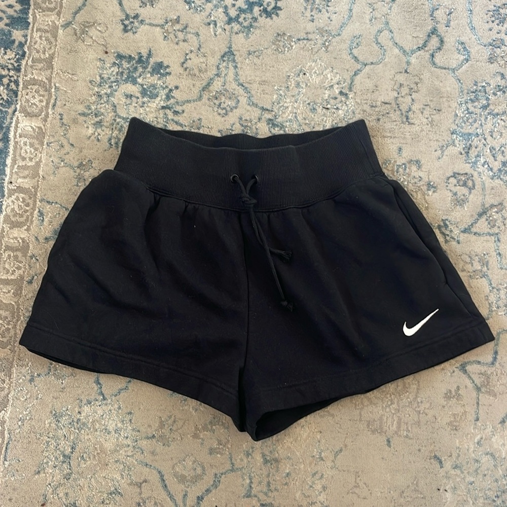 Black Nike sweat shorts